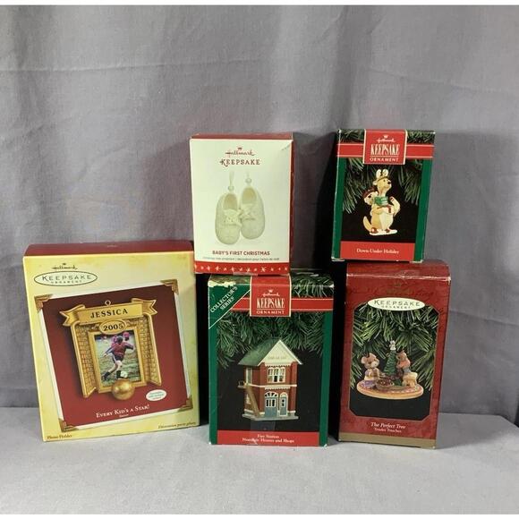 Hallmark Keepsake Ornaments Lot Mixed Various Figurines Christmas Tree Decor Vtg - Picture 1 of 8